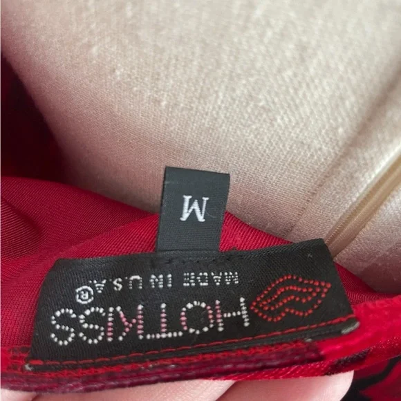 VINTAGE HOT KISS Velvet Floral Rose High-Low Dress - Picture 8 of 14